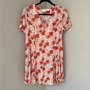 ASTR small hibiscus dress